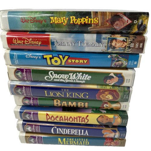 Walt disney vhs - walt,