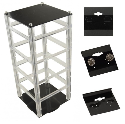 Rotating earring hanging card - earring,