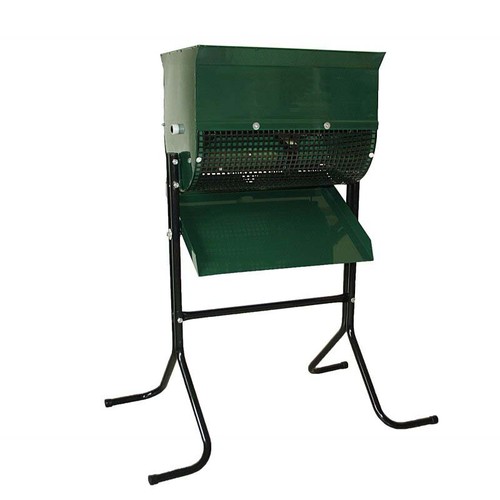 Rotary soil sieve mattis - sieve.,