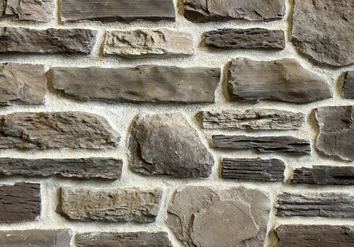Random coffee stone cladding - random,