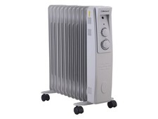 Belaco Portable Electric Heater White  Radiator, Filled with Oil, 1000W-2500W