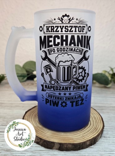 Personalised mechanic beer - mechanic,
