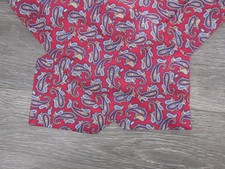 Early Vintage Plain Backed Patterned Pure Silk Cotton Cravat by Van Buck England