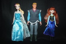 Disney Doll Frozen Bundle - Anna, Elsa & Kristoff - Photos - Approx Barbie Size