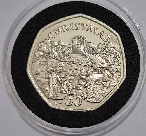 1996 christmas 50p - 1996,