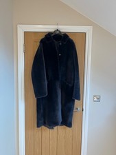 Shearling reversible fur coat - reversible,