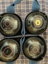 Henselite Emerald Lawn Bowls Set of 4 Size 1