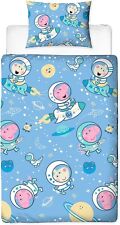 Peppa Pig George Official Single Duvet Cover Set Reversible 2 Sided Stars Design