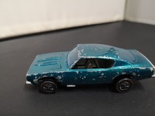 B838-HOT WHEELS REDLINE No6211 CUSTOM BARRACUDA IN AQUA