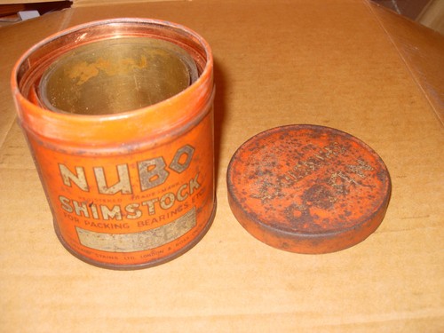 Vintage nubo shimstock tin - nubo,