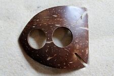 NEW COCONUT SHELL SARONG BUCKLE FASTENER CLIP TIE CLASP TOGGLE PAREO FISH /sbfe