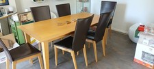Stag Maple Dining Table and 6