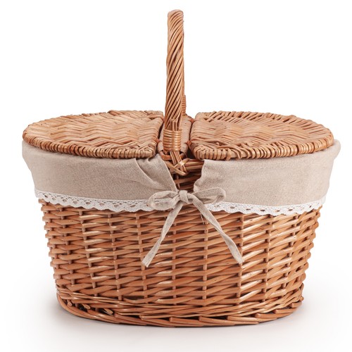 Oval natural willow - willow, wicker