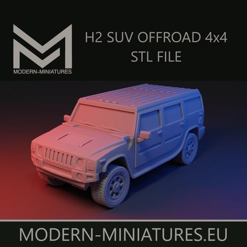 Modern miniatures suv 4x4 - suv.,