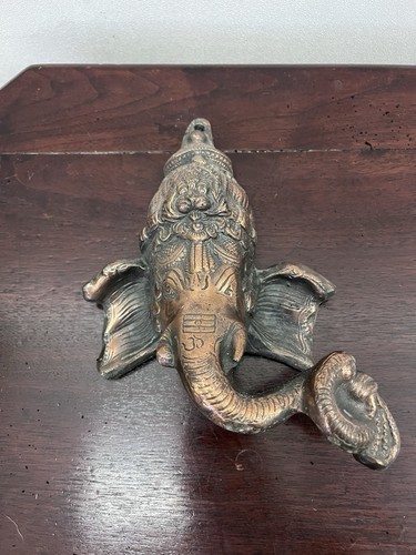 Copper ganesh idol wall - ganesh,