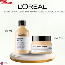 L'Oreal Serie Expert Absolut Repair Shampoo and Mask With Protein And Gold Quino