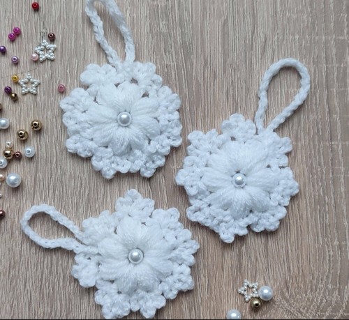 Crochet snowflake christmas - snowflake,