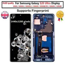 Samsung Galaxy S20 Ultra 5G G988 Genuine OLED AMOLED LCD Screen Display+Frame UK