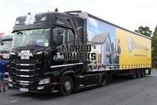 Truck Photo Scania S500 Tarpaulin Semi-Truck Germany Black Jung Büdenbend #g3ph