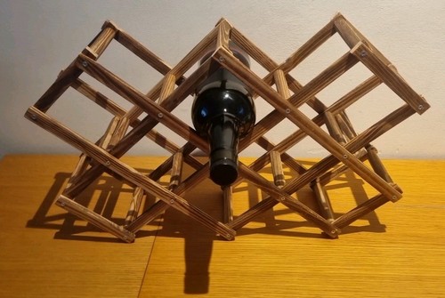 Vintage wooden folding wine - vintage,