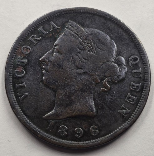 Cyprus piastre coin 1896 - 1,