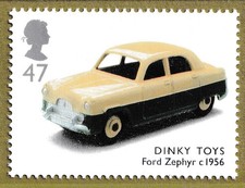 2003 47p Dinky Toys Ford Zephyr. Classic Toys UM. SG 2400