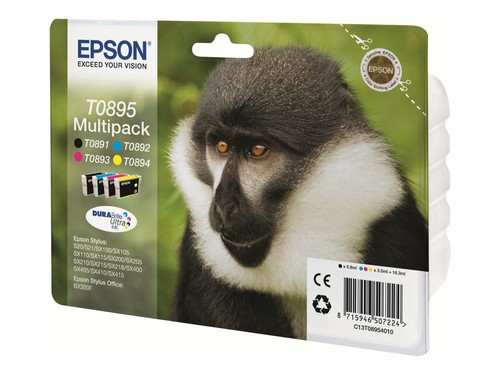 Genuine epson t0895 set 4 - genuine,