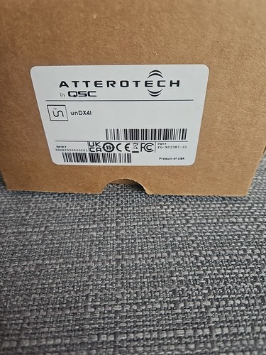 Qsc attero tech undx4i - undx4i, dante