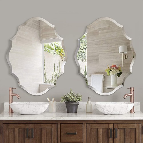 Irregular mirror wall decor - mirror,