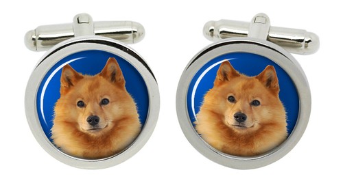 Finnish spitz cufflinks - spitz, in