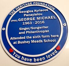 George Michael Wall Plaque