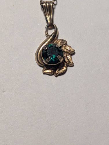 Vintage 12k gold filled leaf - 12k,