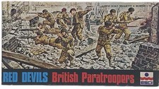 ESCI  1/72 BRITISH RED DEVILS KIT NO 8034 PARATROOPERS MODEL KIT BOXED UNUSED