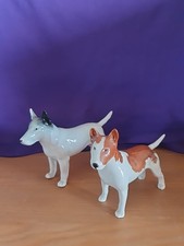 Beswick Porcelain Staffordshire Terrier Collectable And White Stafforshire Dog