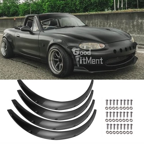 4pcs carbon look - carbon, flexible