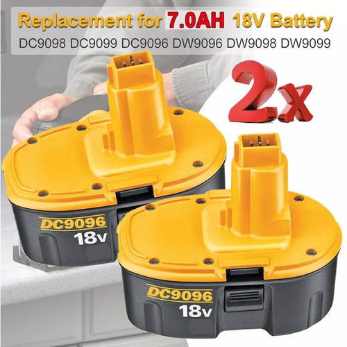 7000mah battery for dewalt - 2x,