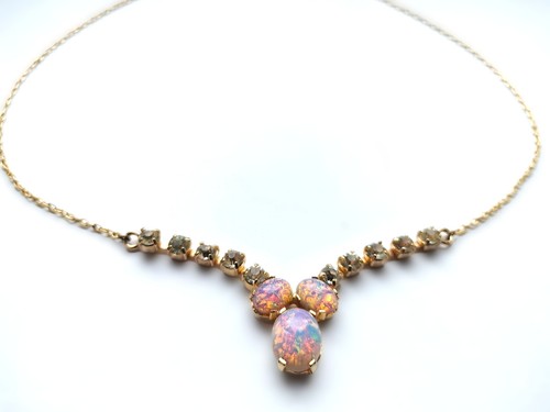 Vintage czech opalescent - opalescent, &