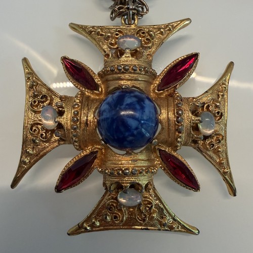 Vintage maltese cross - cross, pendant