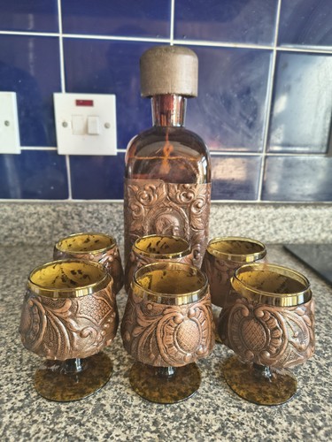 Spanish decanter set - decanter,