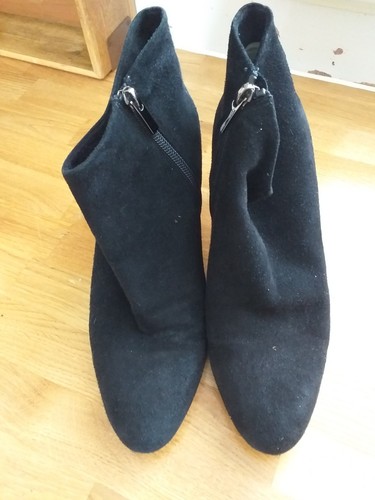 Hobbs black heel suede - hobbs, 3"