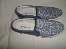 Womens Fat Face Shoes Plimsoll Size 6