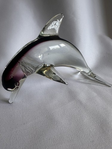 Crystal mauve clear art - crystal, glass