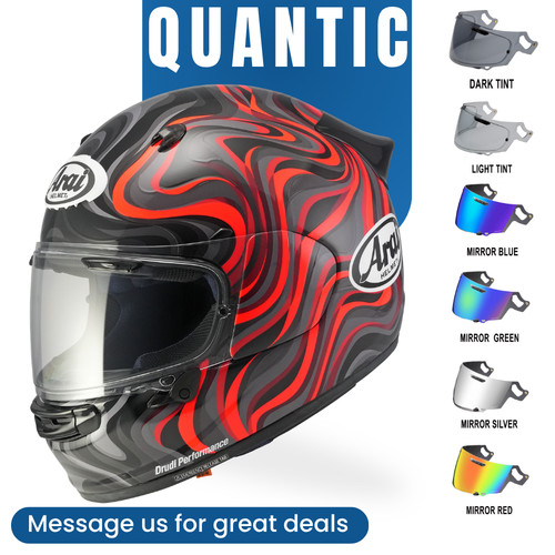 Arai quantic swirl red - arai,