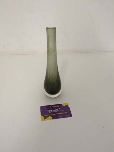 Studio art glass bud vase - glass,