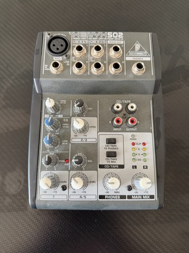 Behringer xenyx 502 input - 502, 5-input