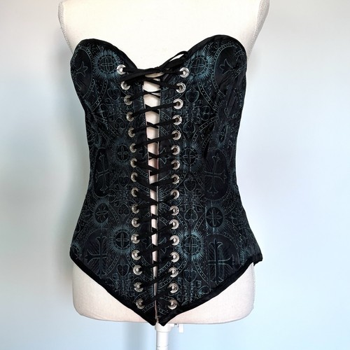 Steel boned corset - corset, overbust