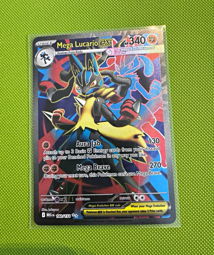 Mega lucario 160 - lucario, ex