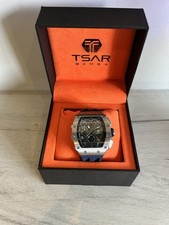 Tsar Bomba Mens Skeleton Quartz  Watch , 5bar & 50 M Water Resistance & Depth