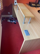 large corner office desk. Imperial Furniture Light Oak 181 cm x 120 cm