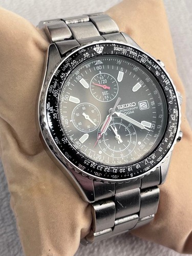 Seiko 7t92 0cf0 - seiko, chronograph
